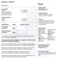 Knitting Pattern - James C Brett JB202 - Flutterby Chunky - Wraps